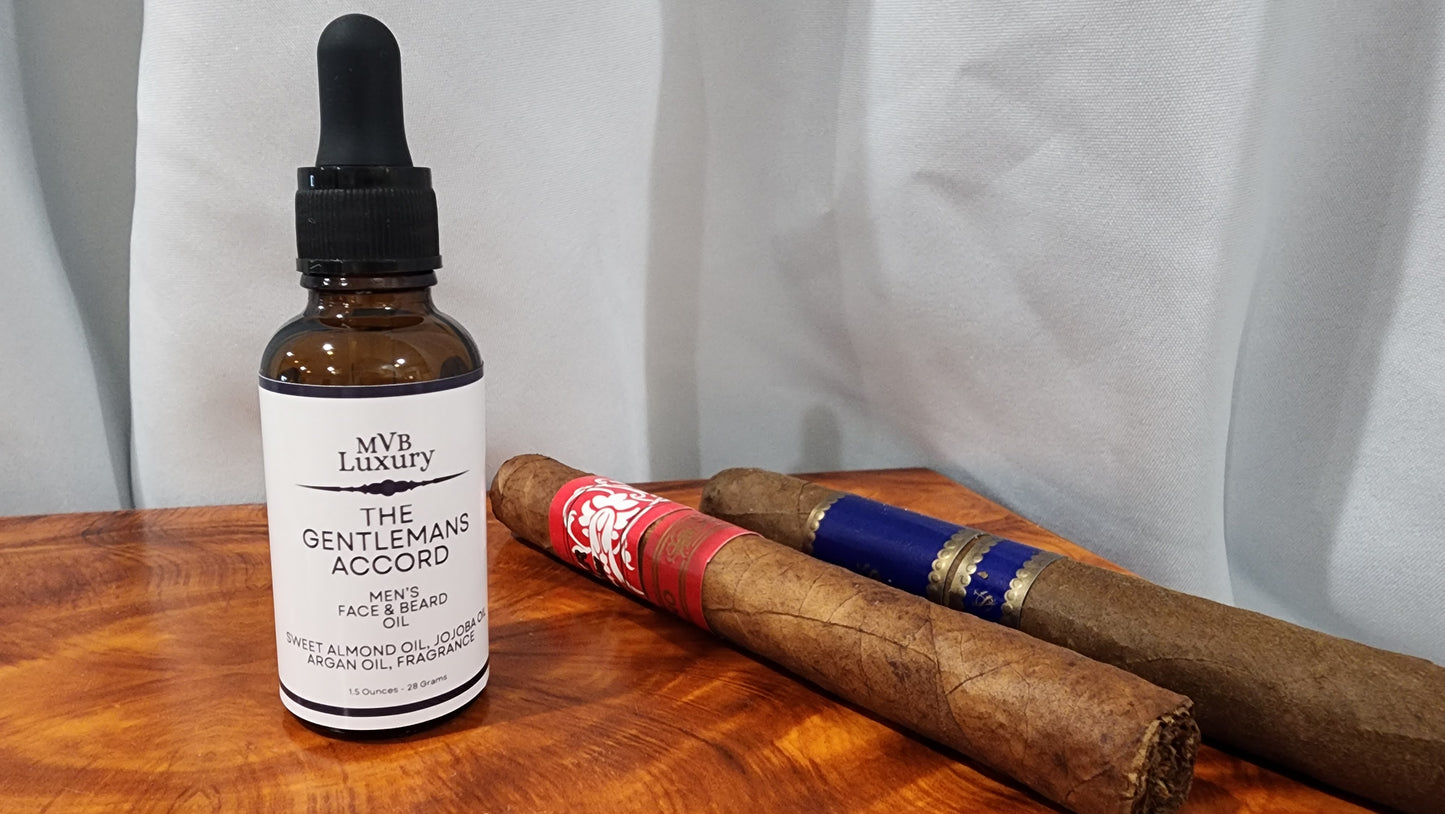 MEN'S FACE AND BEARD OIL THE GENTLEMENS ACCORD SCENT