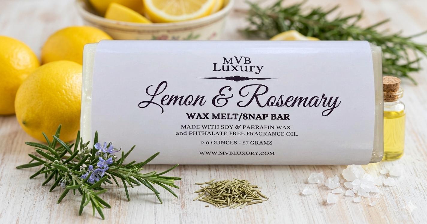 LEMON & ROSEMARY WAX MELT