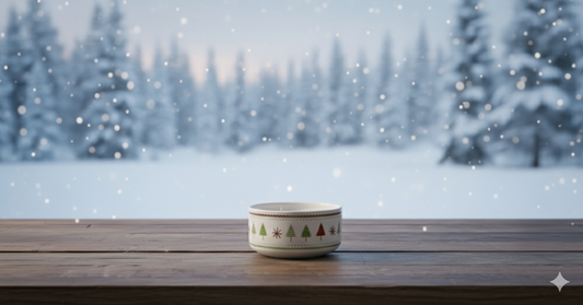 14 OUNCE ROUND HOLIDAY CANDLES