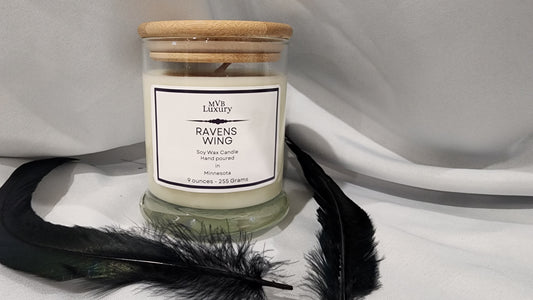 RAVENS WING 9 OUNCE ROUND CANDLE