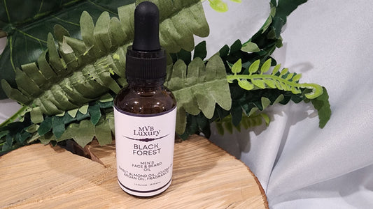 MEN'S FACE AND BEARD OIL BLACK FOREST SCENT