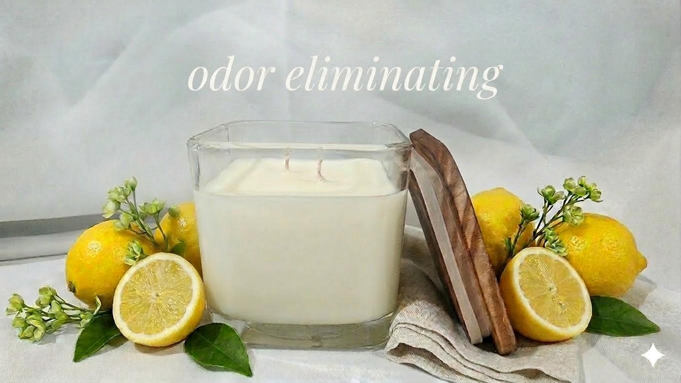 Clean Linen Odor Eliminating Candle