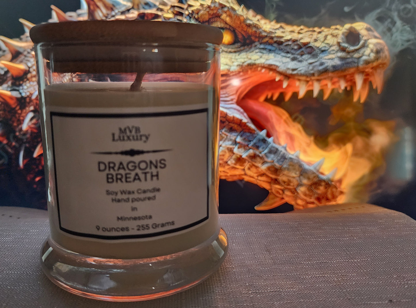 DRAGONS BREATH 9 OUNCE ROUND CANDLE